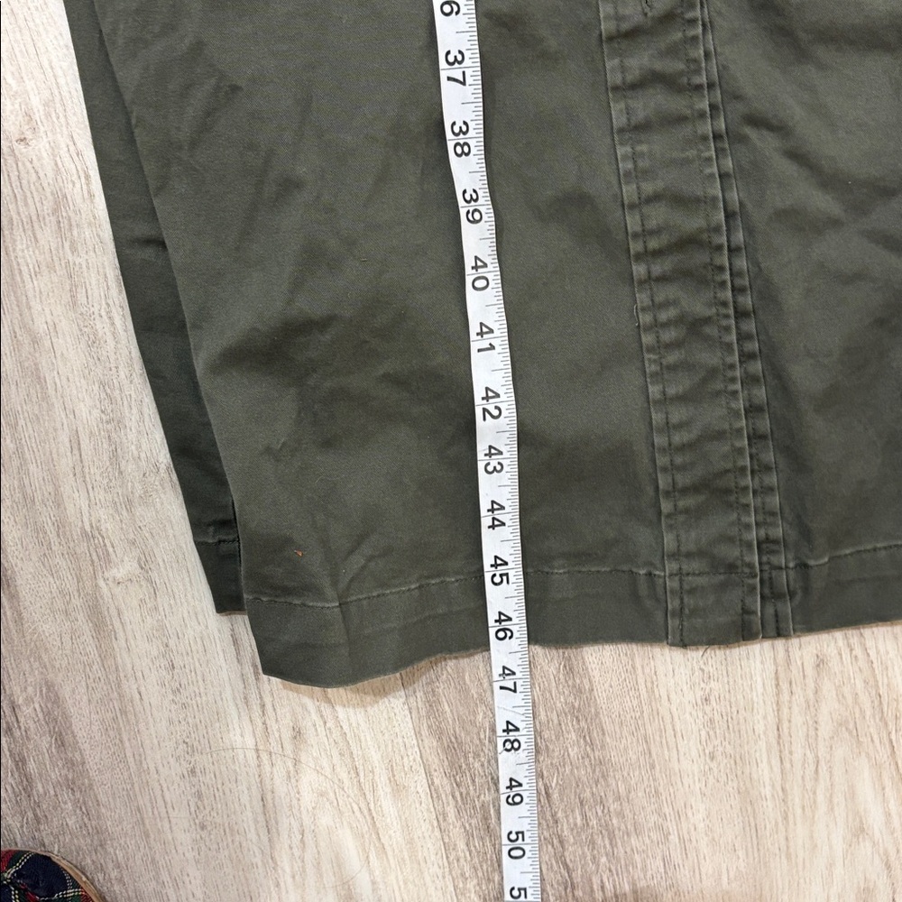 Universal Thread Olive Green Button-Down Dress wi… - image 5